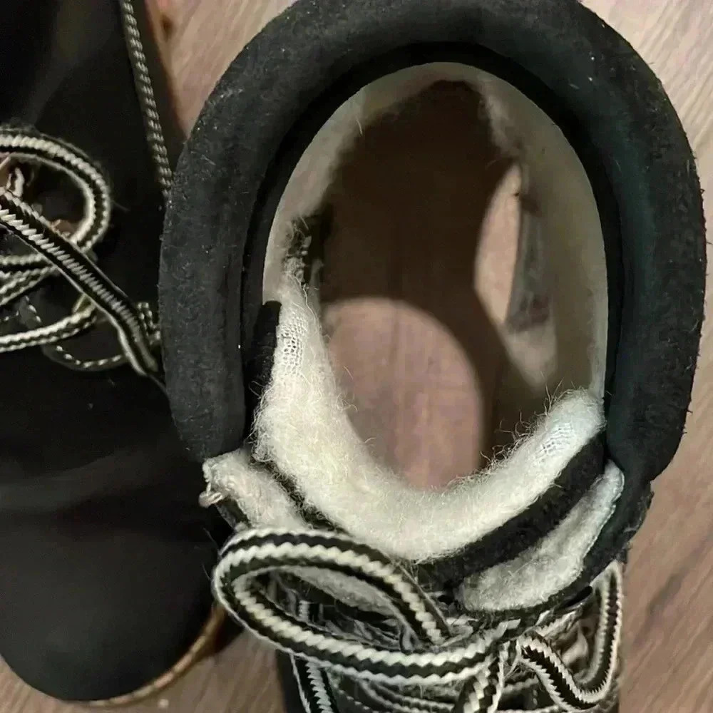 Tamaris Duo Tex Black Suede winter Ankle Boots Size 9/ EU 40 - Picture 9 of 9